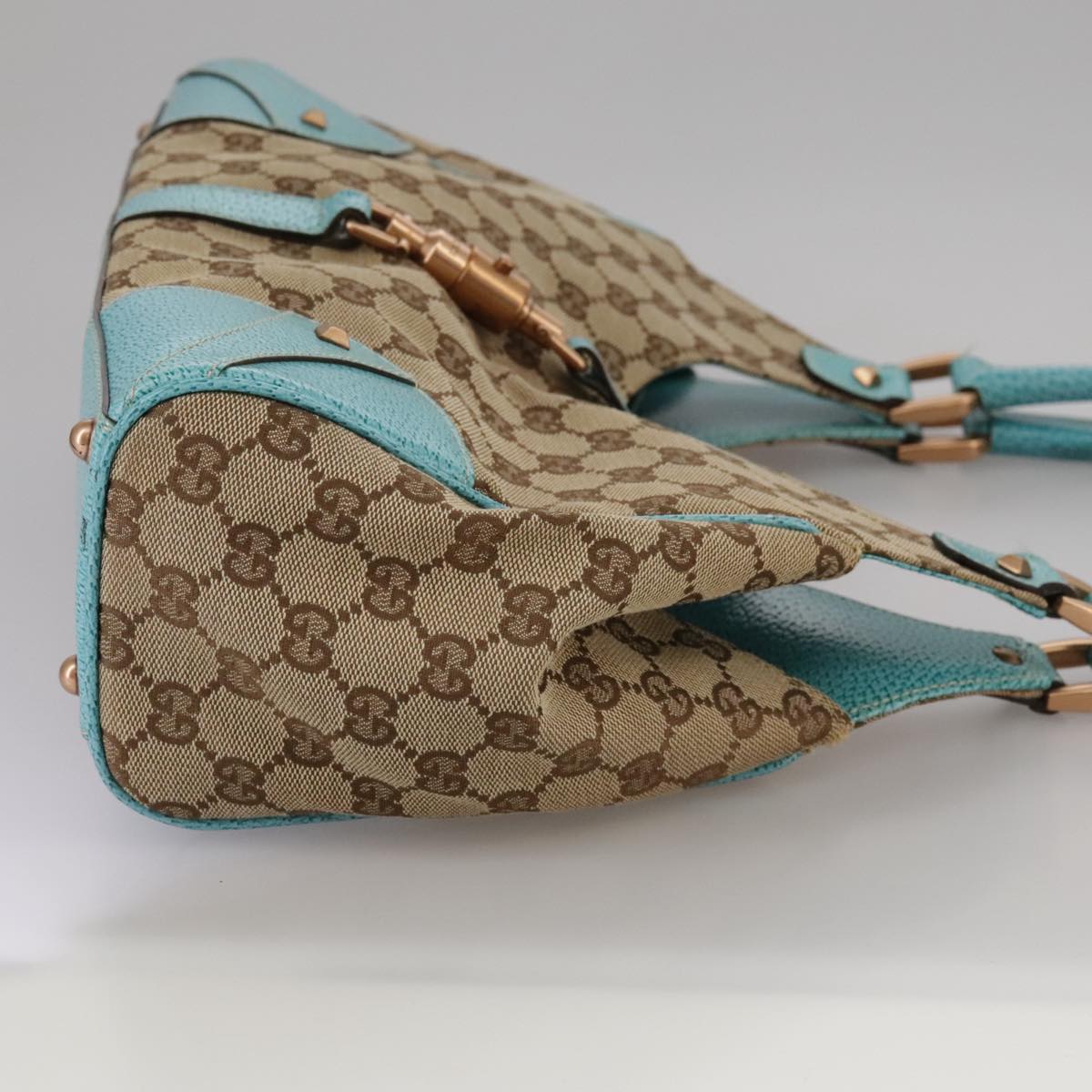 Gucci GG Canvas Jackie Turquoise