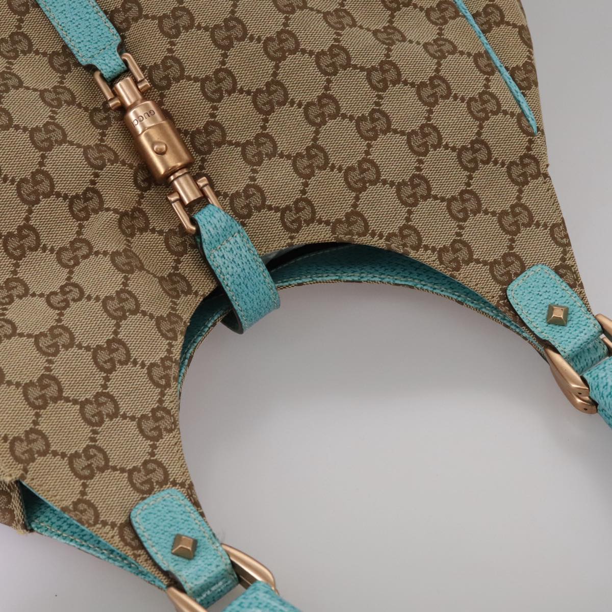 Gucci GG Canvas Jackie Turquoise