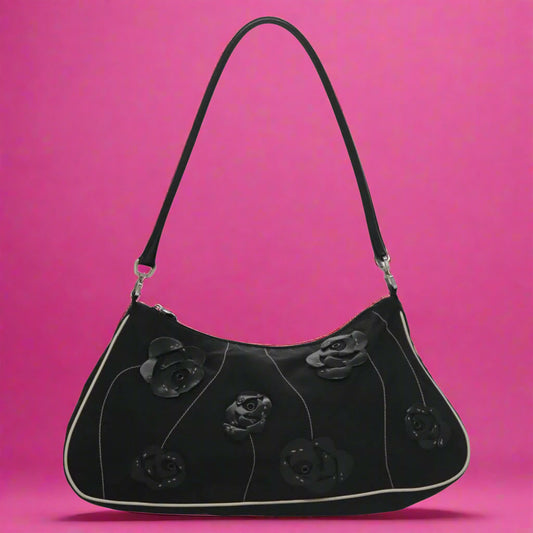 Prada Flower Nylon Black