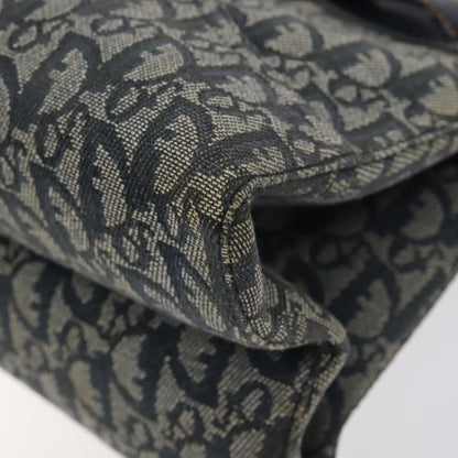 Christian Dior Trotter Canvas Hand Bag Navy