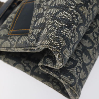 Christian Dior Trotter Canvas Hand Bag Navy