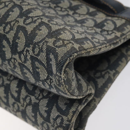 Christian Dior Trotter Canvas Hand Bag Navy