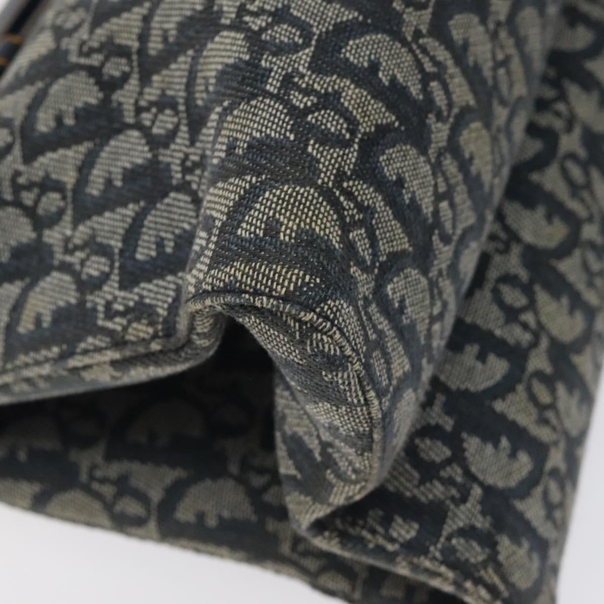Christian Dior Trotter Canvas Hand Bag Navy
