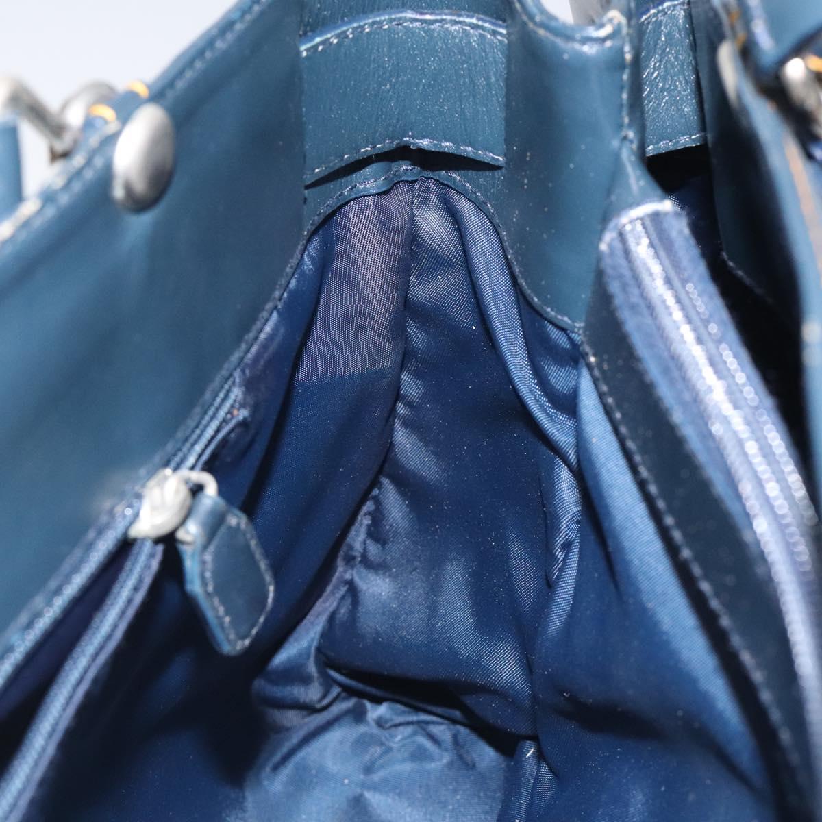 Christian Dior Trotter Canvas Hand Bag Navy