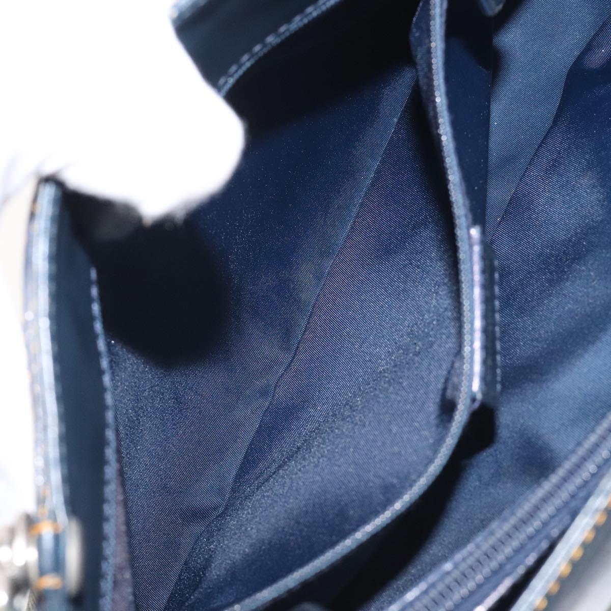 Christian Dior Trotter Canvas Hand Bag Navy
