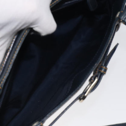 Christian Dior Trotter Canvas Hand Bag Navy