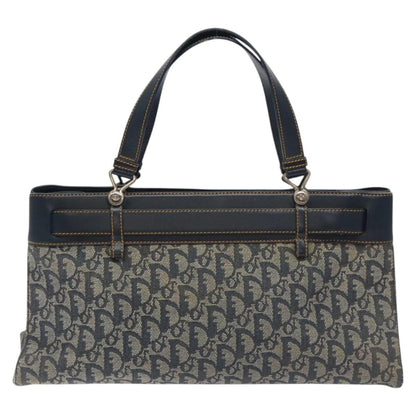 Christian Dior Trotter Canvas Hand Bag Navy