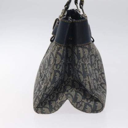 Christian Dior Trotter Canvas Hand Bag Navy