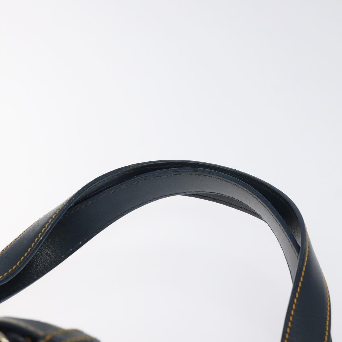 Christian Dior Trotter Canvas Hand Bag Navy