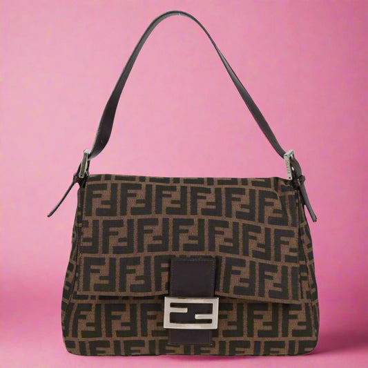 Fendi Zucca Canvas Mamma Baguette (original duster)
