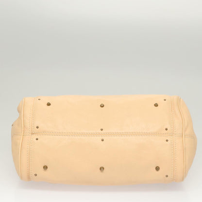 Chloe Paddington Hand Bag Leather Beige