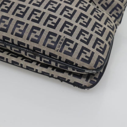 Fendi Zucchino Canvas Mamma Baguette Navy