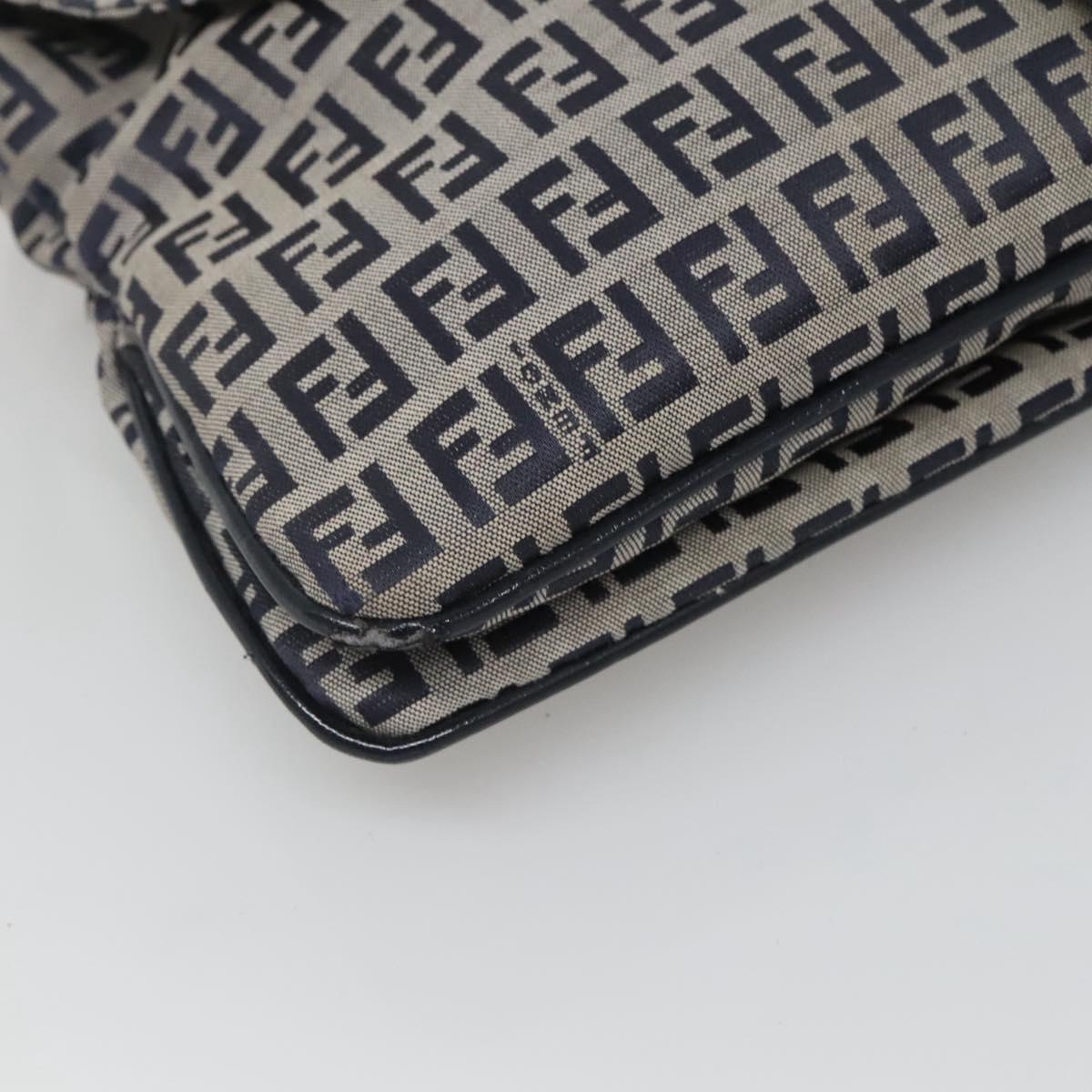 Fendi Zucchino Canvas Mamma Baguette Navy