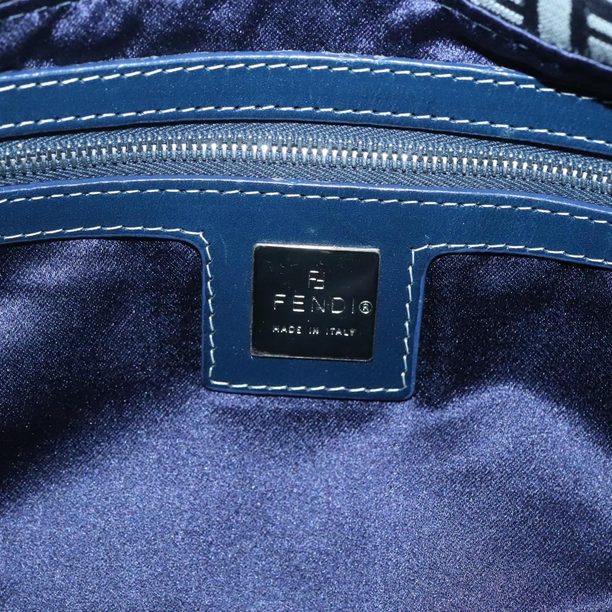 Fendi Zucchino Canvas Mamma Baguette Navy