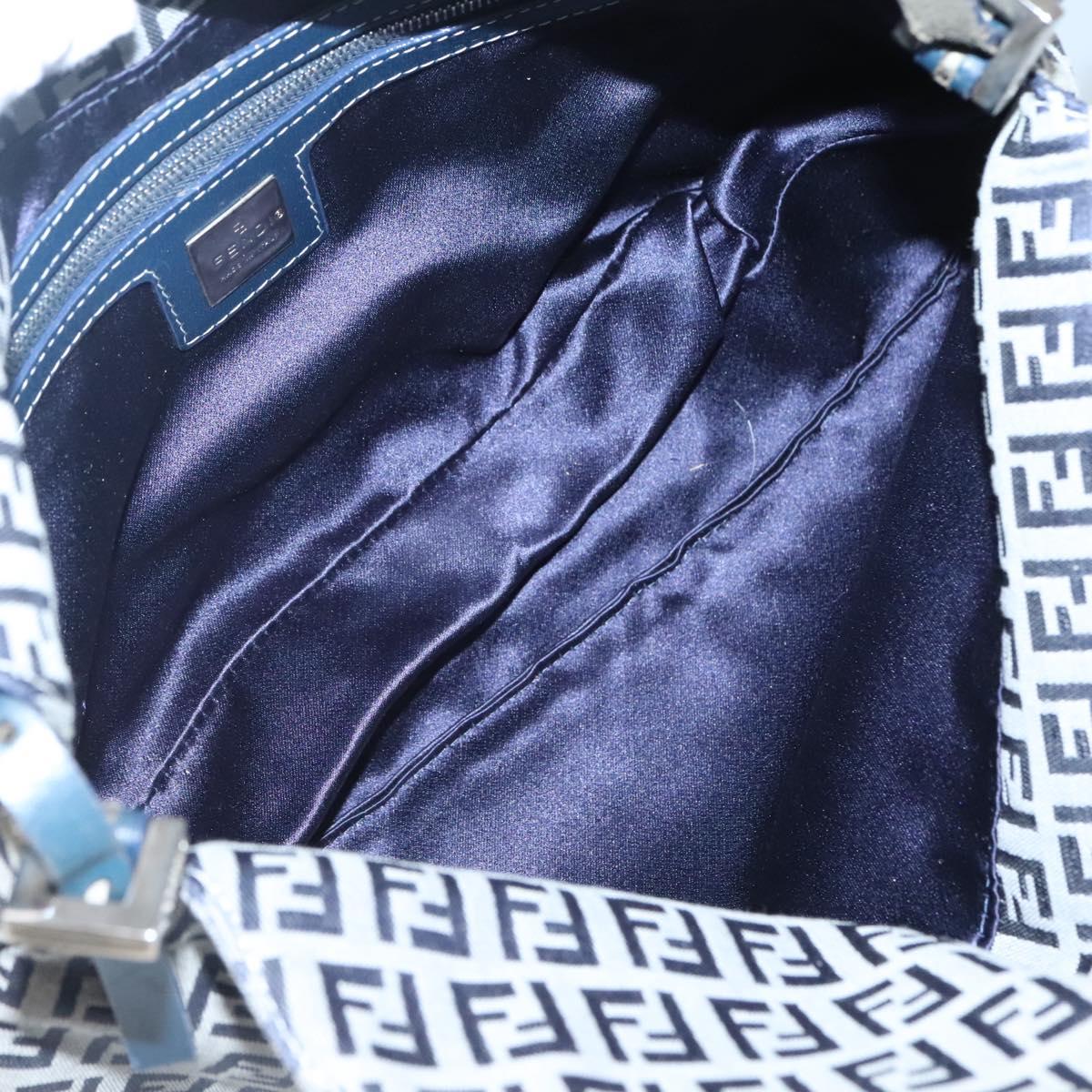 Fendi Zucchino Canvas Mamma Baguette Navy