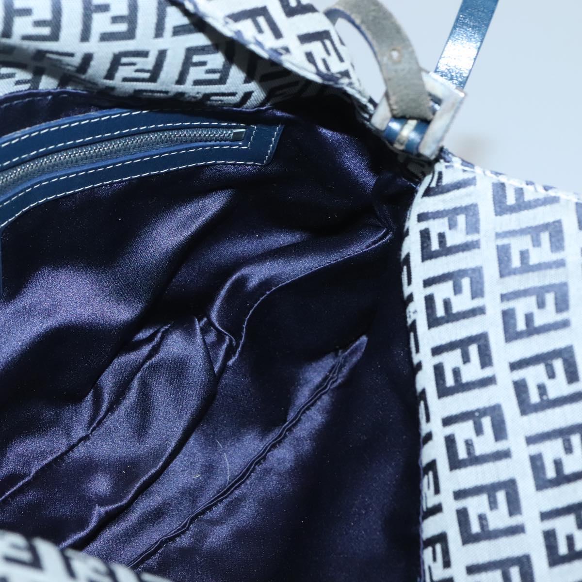 Fendi Zucchino Canvas Mamma Baguette Navy
