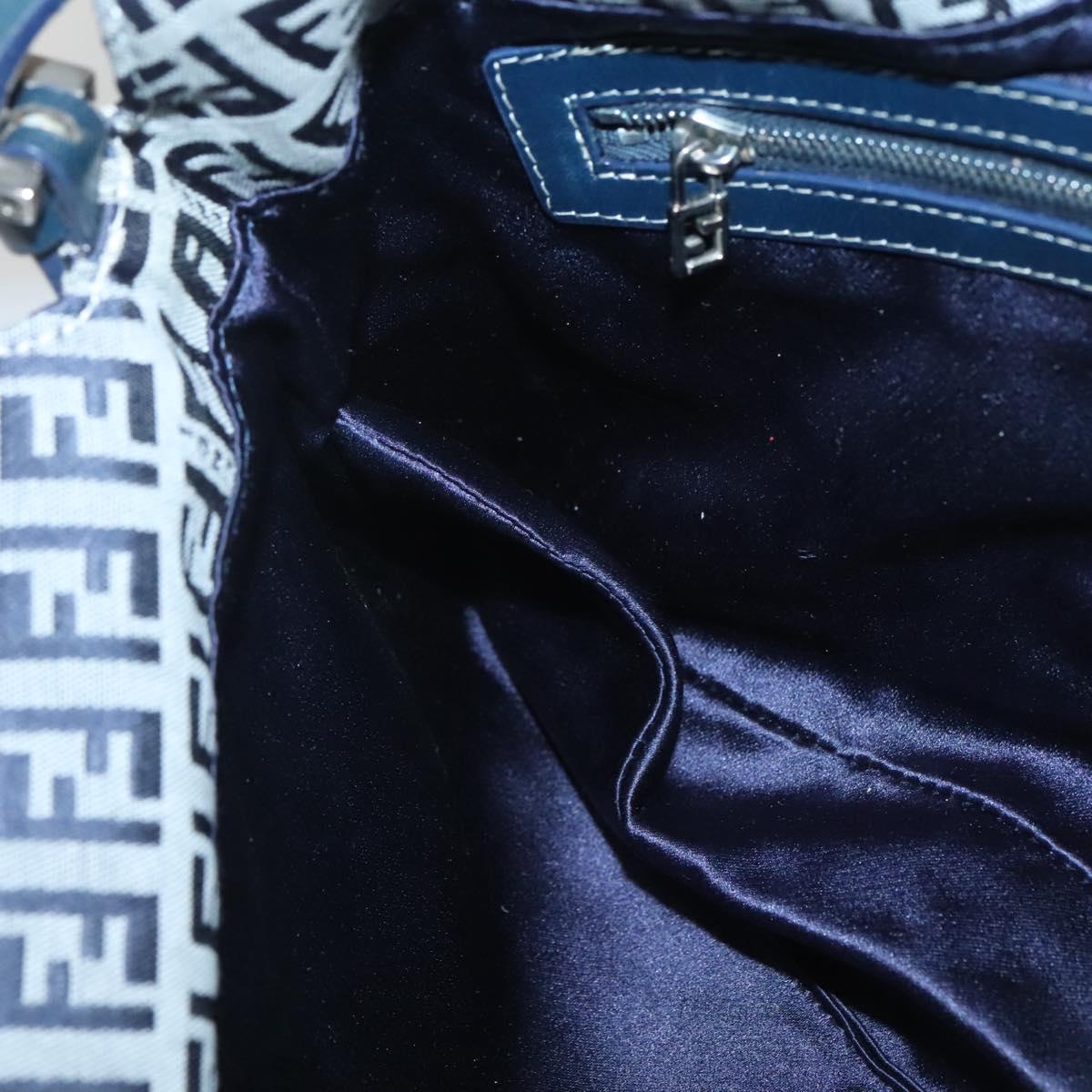 Fendi Zucchino Canvas Mamma Baguette Navy