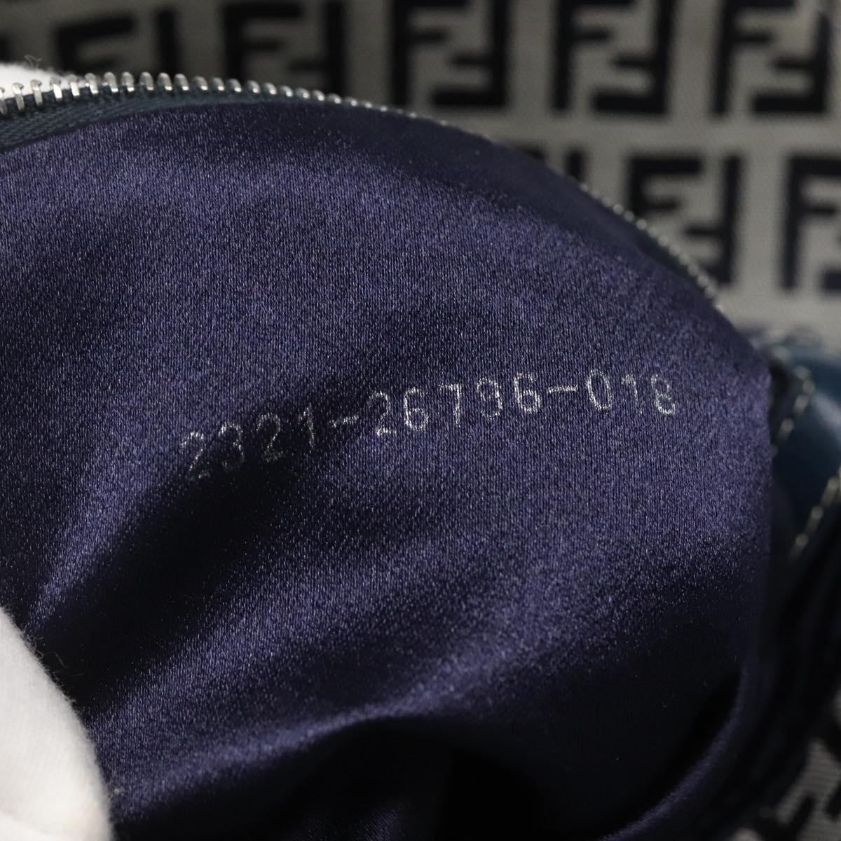 Fendi Zucchino Canvas Mamma Baguette Navy