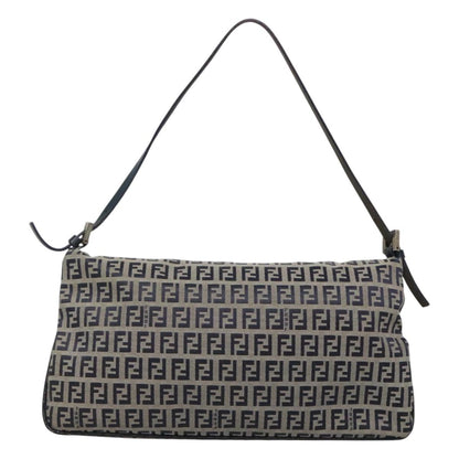 Fendi Zucchino Canvas Mamma Baguette Navy