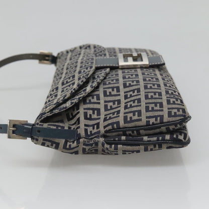 Fendi Zucchino Canvas Mamma Baguette Navy
