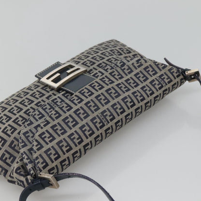 Fendi Zucchino Canvas Mamma Baguette Navy