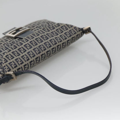Fendi Zucchino Canvas Mamma Baguette Navy