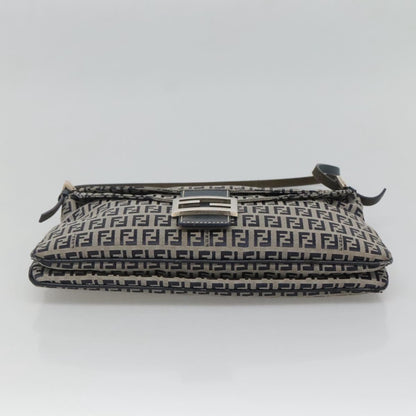 Fendi Zucchino Canvas Mamma Baguette Navy