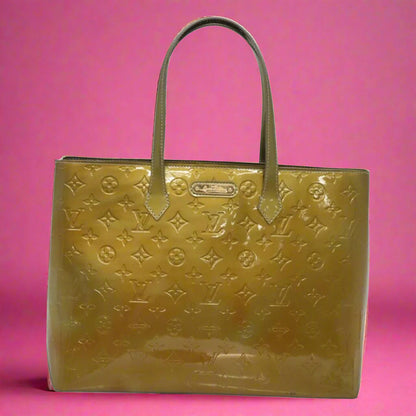 Louis Vuitton Vernis Wilshire Gris Art Deco