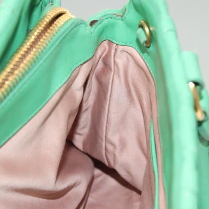 Miu Miu Matelasse Green