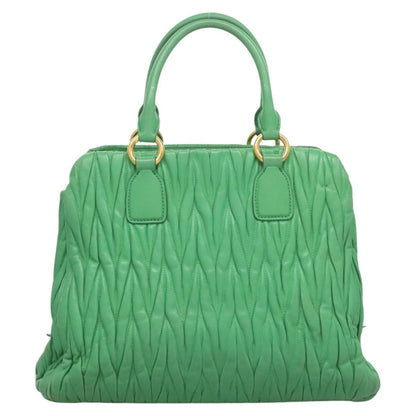 Miu Miu Matelasse Green