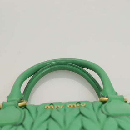 Miu Miu Matelasse Green