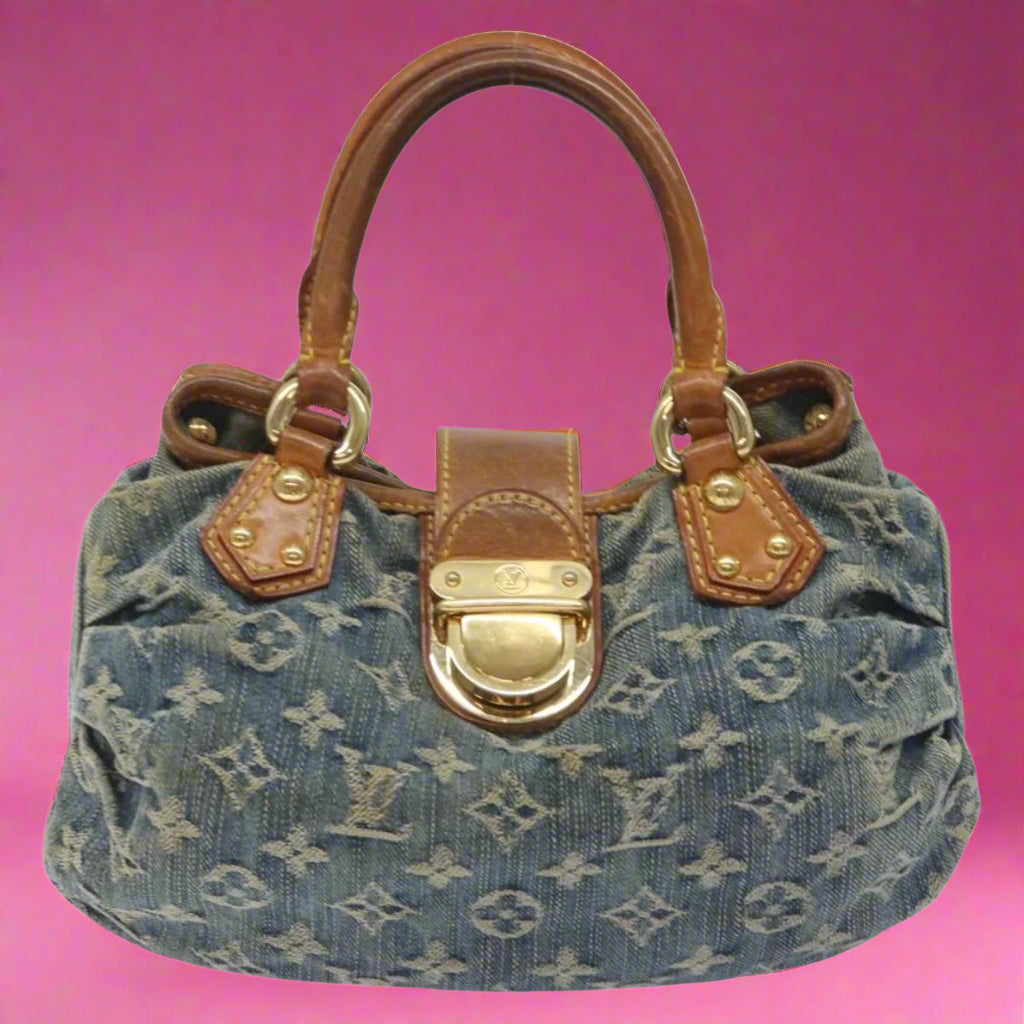 Louis Vuitton Monogram Denim Pleaty