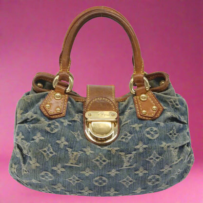 Louis Vuitton Monogram Denim Pleaty