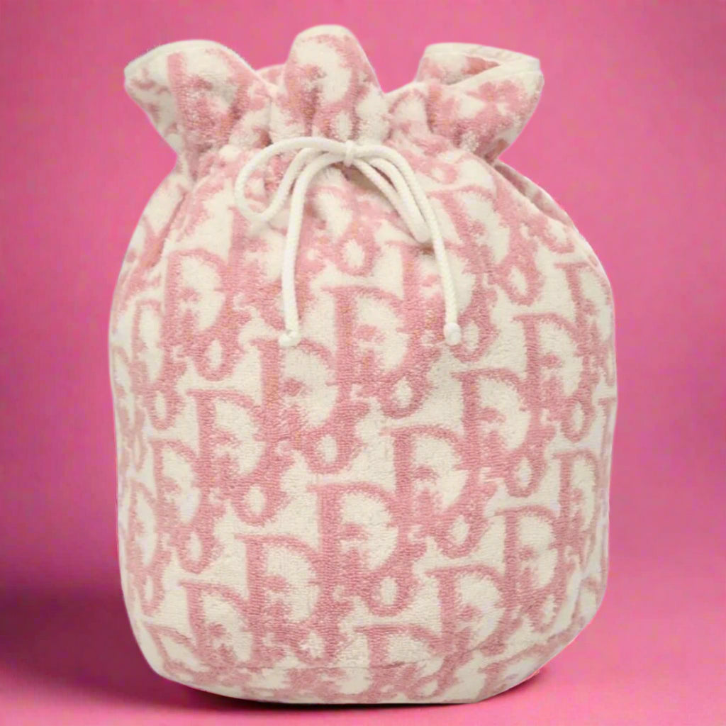 Christian Dior Trotter Purse Bag Pile Pink