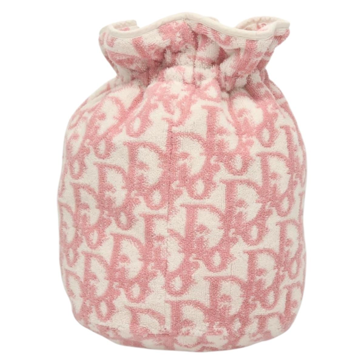 Christian Dior Trotter Purse Bag Pile Pink