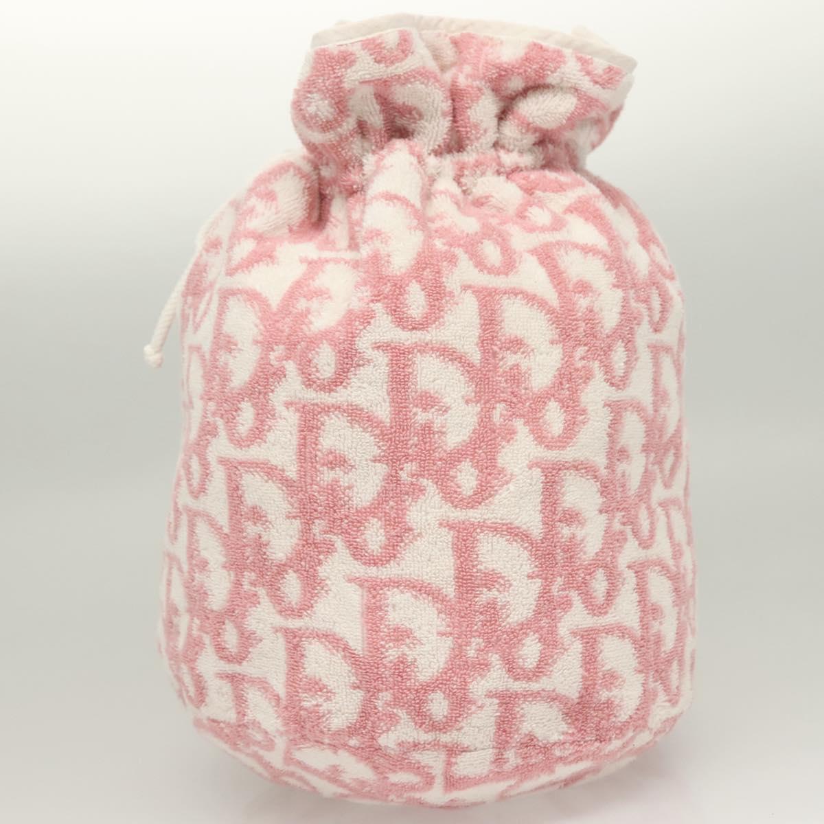 Christian Dior Trotter Purse Bag Pile Pink
