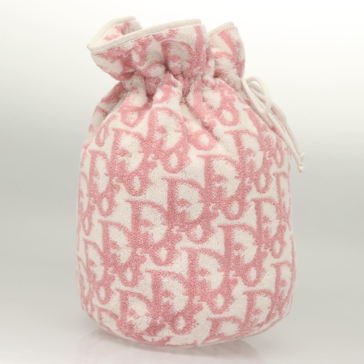 Christian Dior Trotter Purse Bag Pile Pink