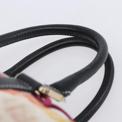 Fendi Floral Zucca Canvas Mini Boston Bag