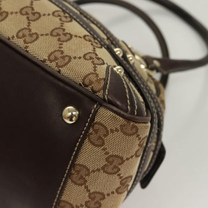 Gucci GG Canvas Bamboo Horsebit Shoulder Bag