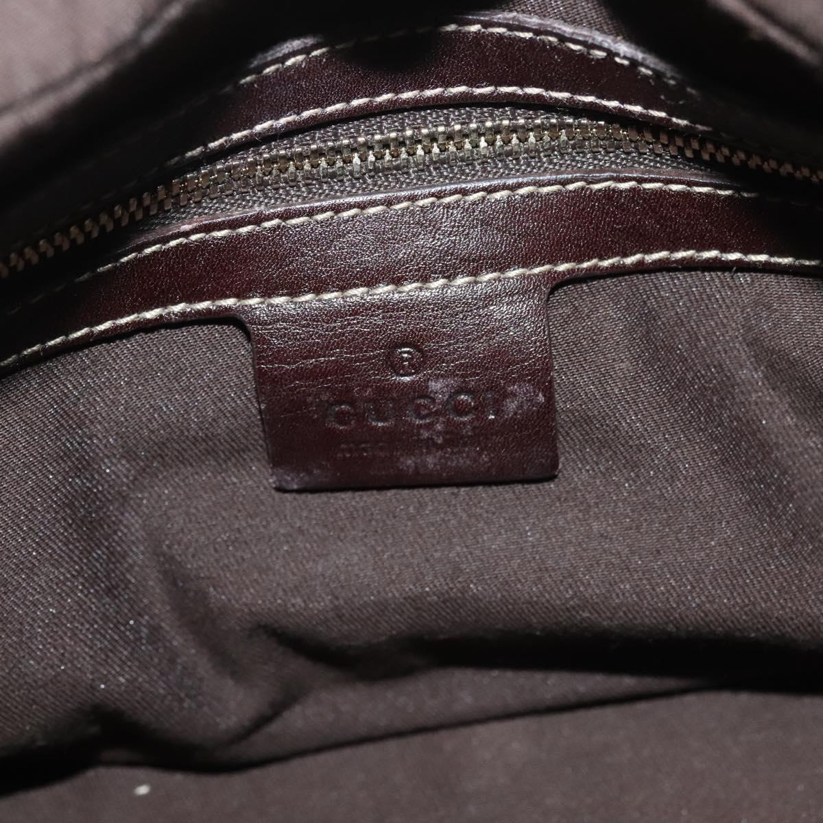 Gucci GG Canvas Bamboo Horsebit Shoulder Bag