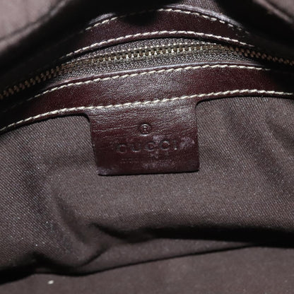 Gucci GG Canvas Bamboo Horsebit Shoulder Bag
