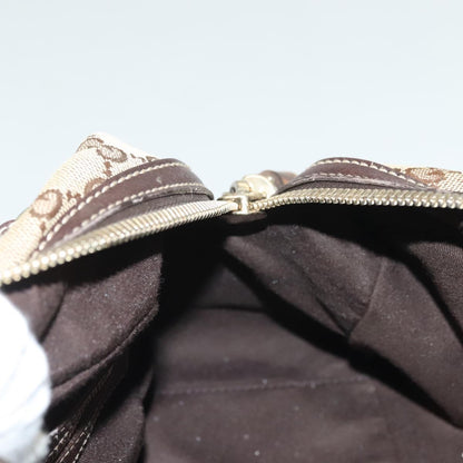 Gucci GG Canvas Bamboo Horsebit Shoulder Bag