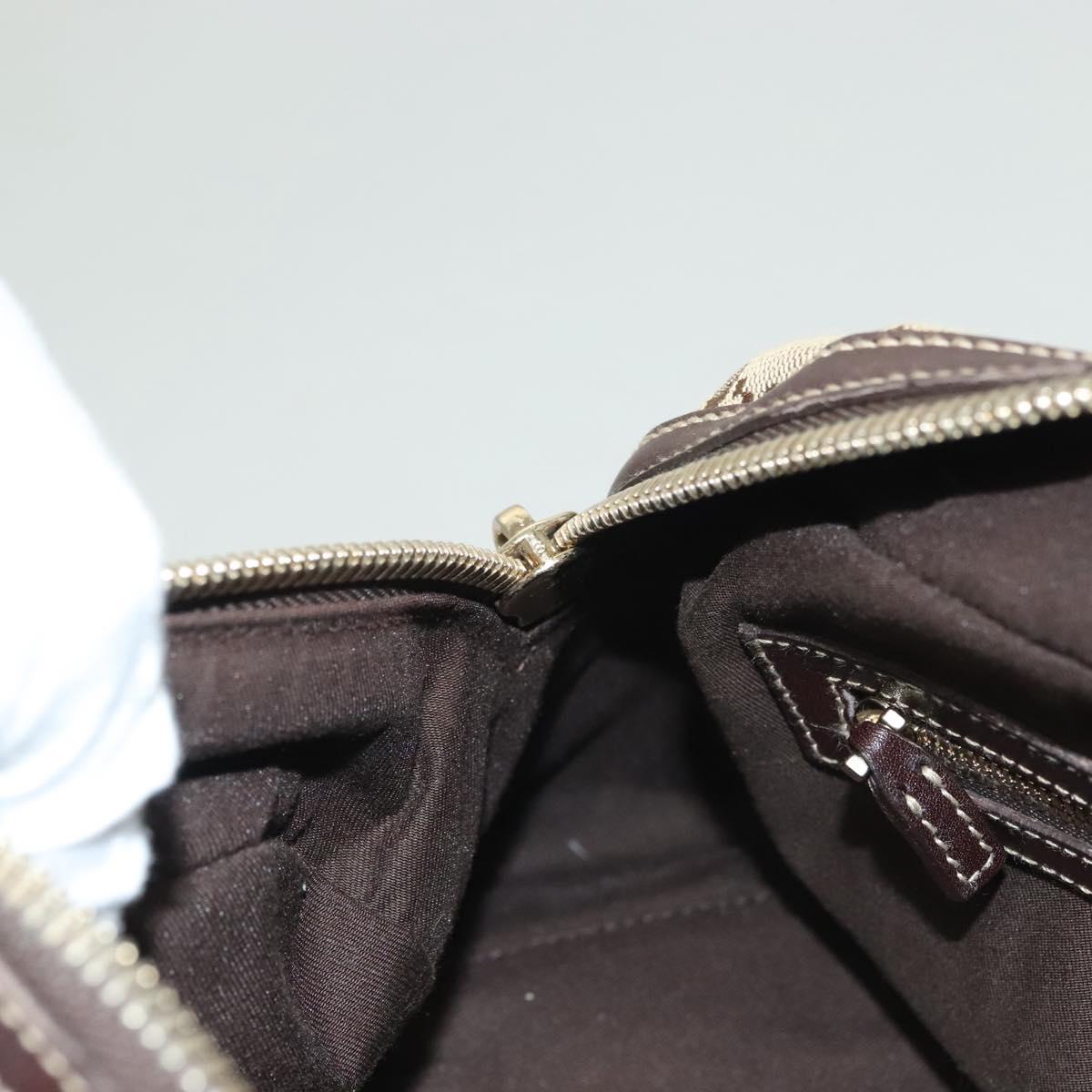 Gucci GG Canvas Bamboo Horsebit Shoulder Bag