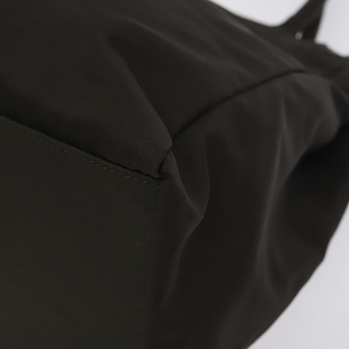 Prada Nylon Khaki Silver