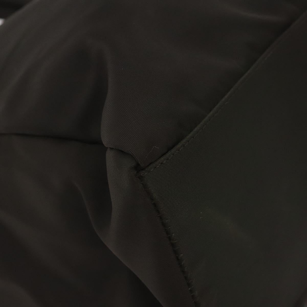 Prada Nylon Khaki Silver