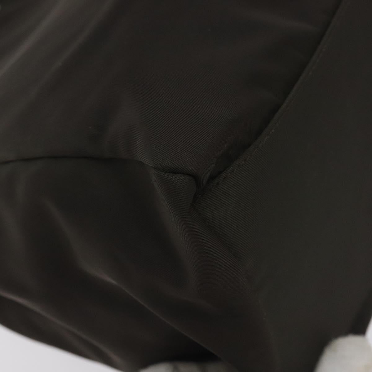 Prada Nylon Khaki Silver