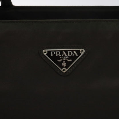 Prada Nylon Khaki Silver