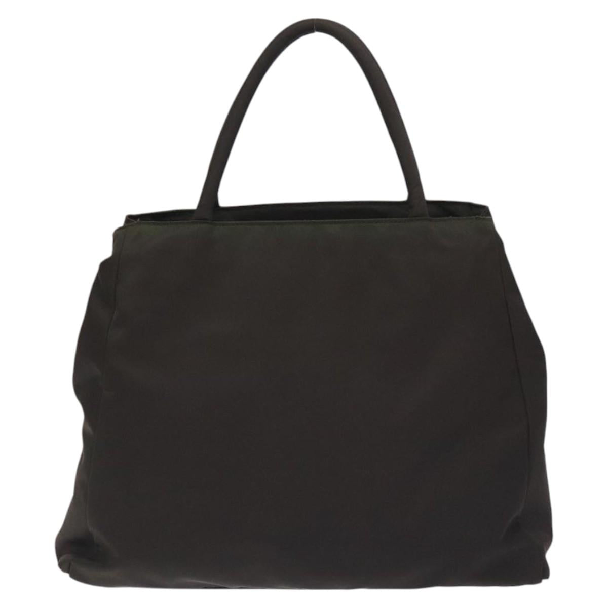 Prada Nylon Khaki Silver