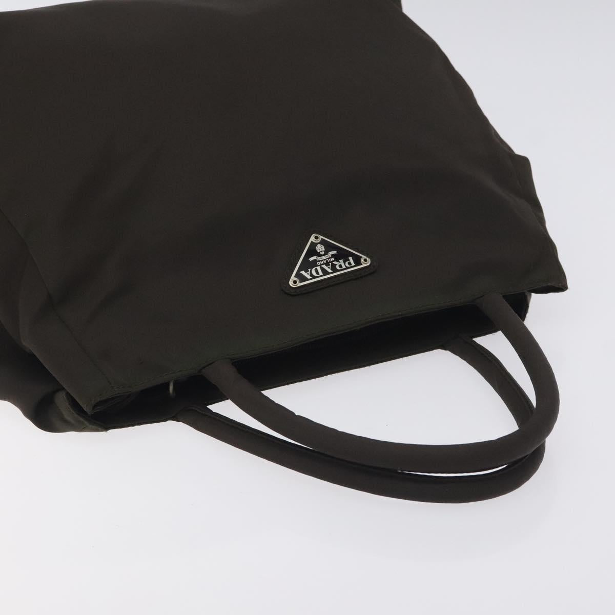 Prada Nylon Khaki Silver