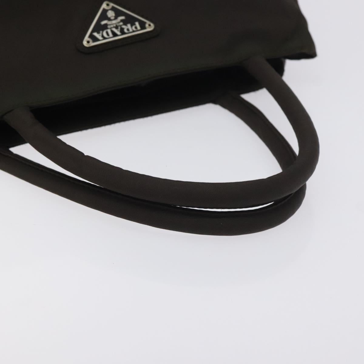 Prada Nylon Khaki Silver